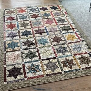 Patchwork Star Quilt - Multicolor